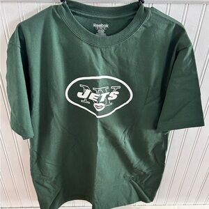 Reebok NY Jets Green Cotton T-Shirt NWT